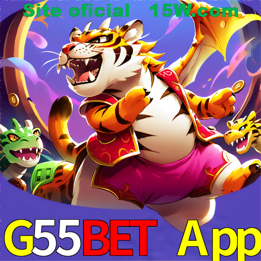 Imagem promocional da G55Bet App mostrando a plataforma e suas vantagens
